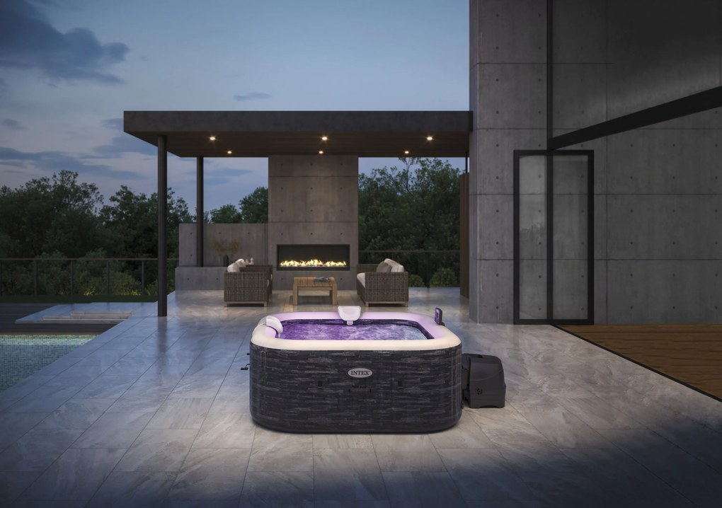 Intex | Vírivý bazén Pure Spa Greystone Deluxe Bubble Spa 6 NP | 11400295