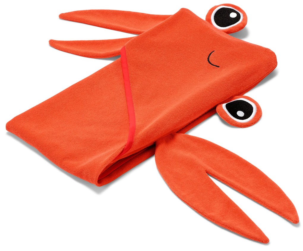 Osuška s kapucňou v tvare kraba