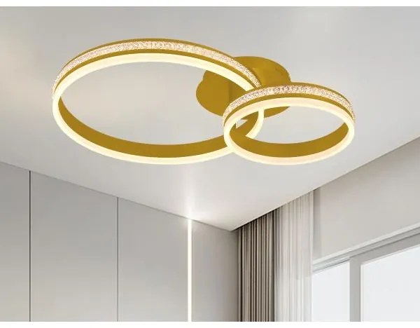 Stmievateľný prisadený LED luster LED/110W/230V 3000-6500K + diaľkové ovládanie