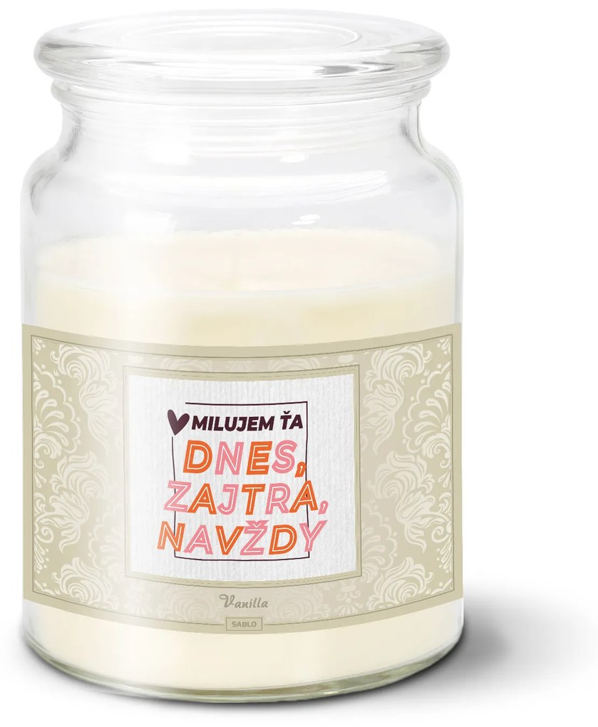 Sablio Sviečka Dnes, zajtra, navždy - 500 g