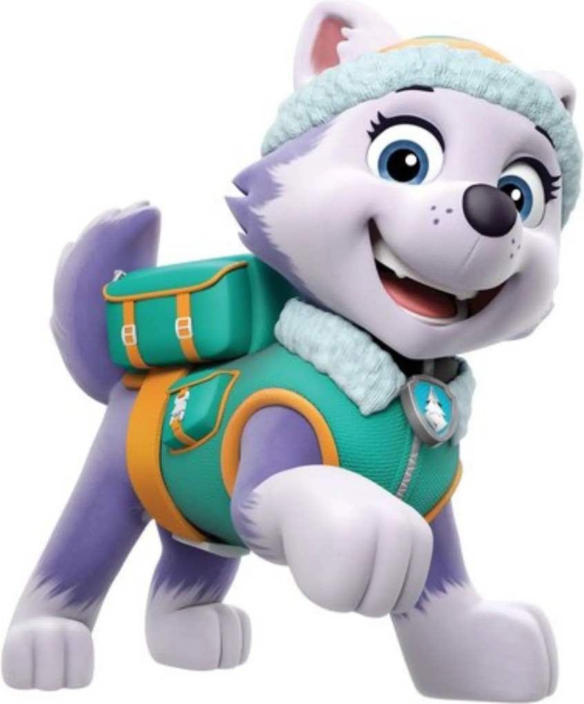 11 nálepiek 10x10cm • Paw Patrol - textilná nálepka na stenu