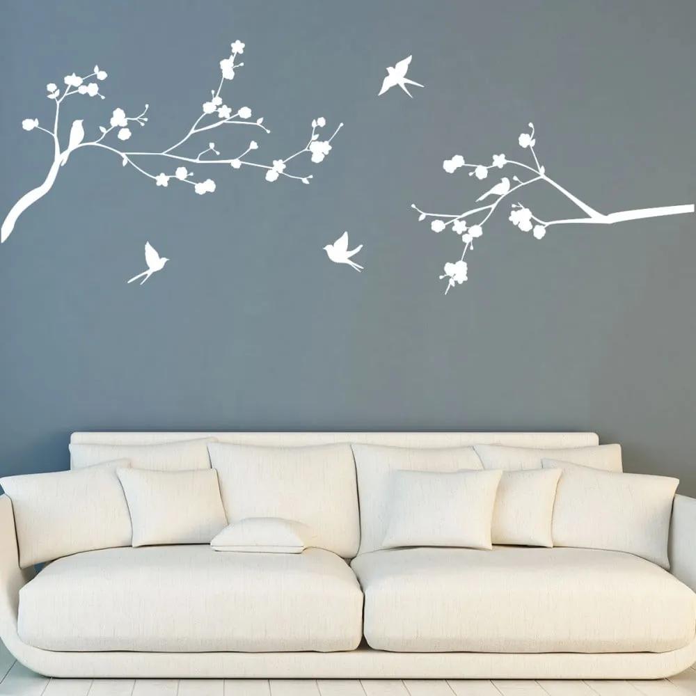 Samolepka Ambiance Flight Of Birds, 55 × 75 cm