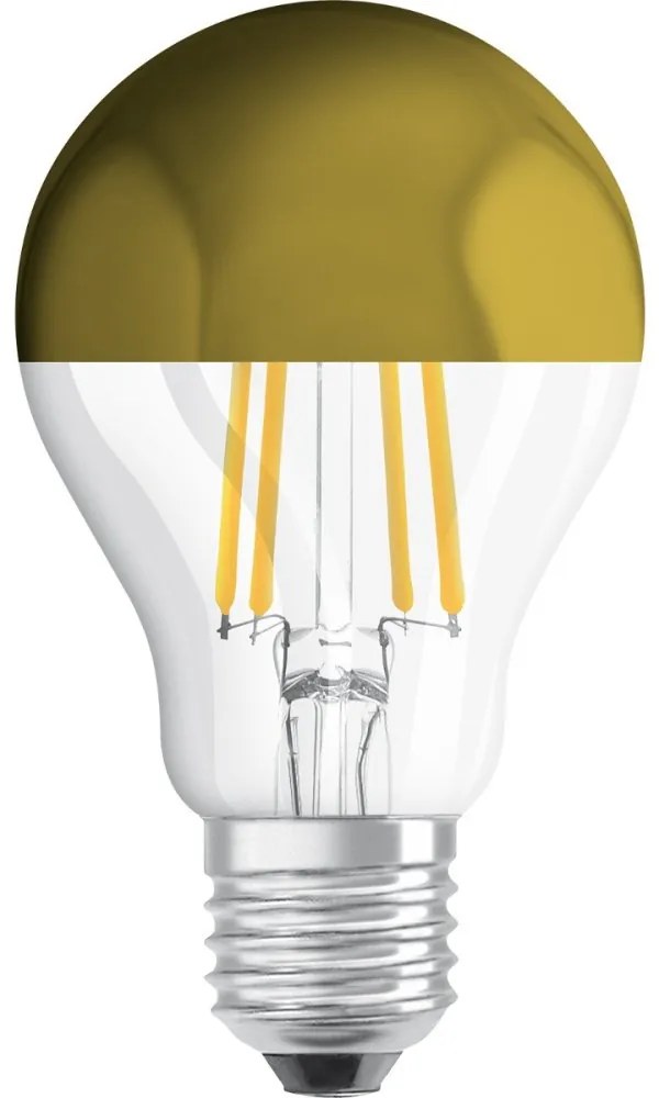 LED žiarovka E27 A60 7W = 50W 650lm 2700K Warm OSRAM Mirror Gold