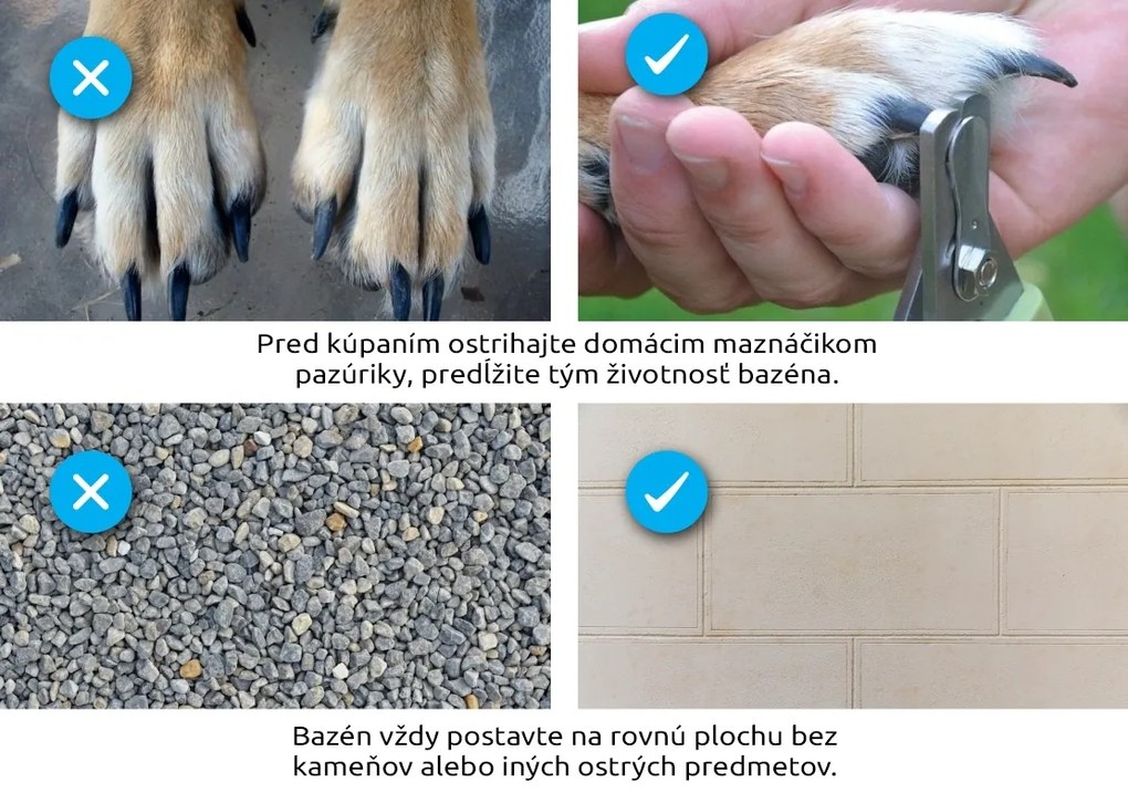 Marimex | Skladací bazén pre psy - Ø 120 cm | 10210059