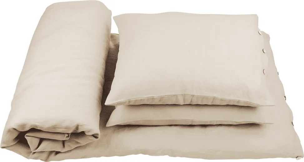 Ľanové obliečky pre dospelých prírodná 140×200 cm