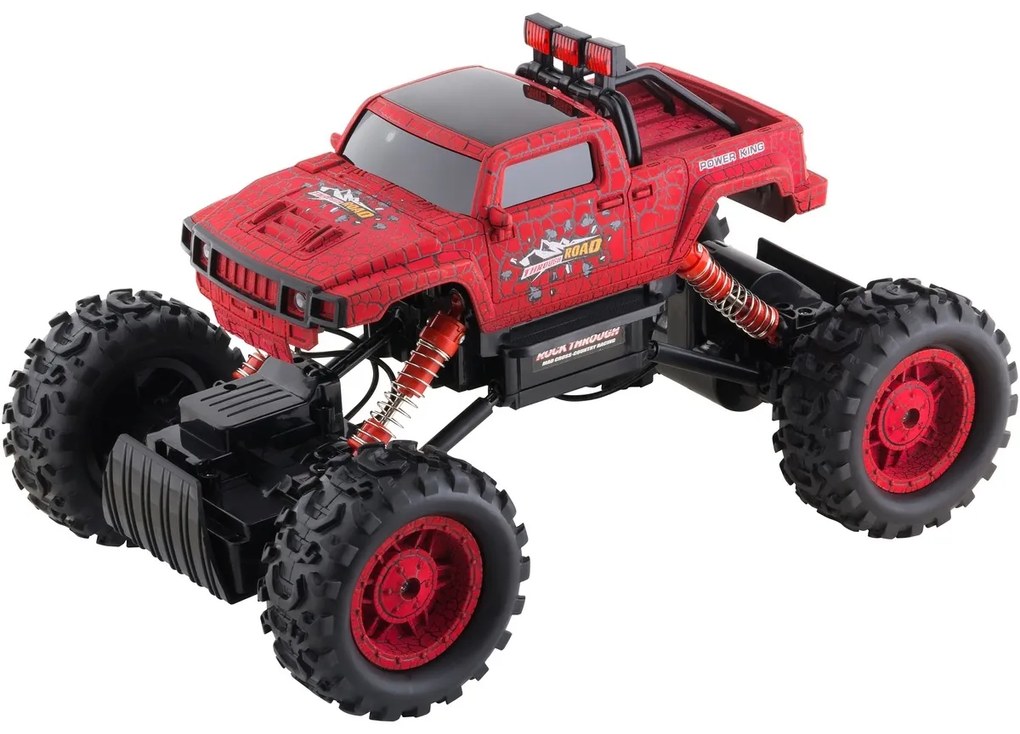 Buddy Toys BRC 14.614 Auto na diaľkové ovládanie RC Rock Climber, červená