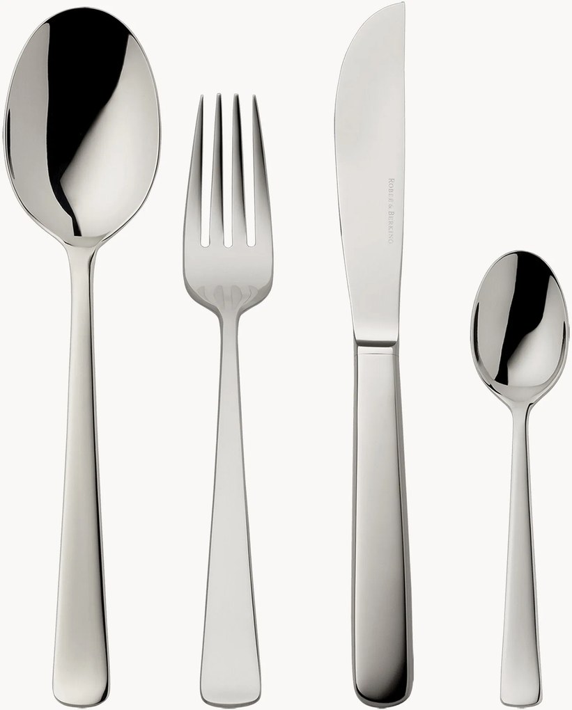 Ručne vyrobená súprava brúsených príborov Atlantic, rôzne veľkosti