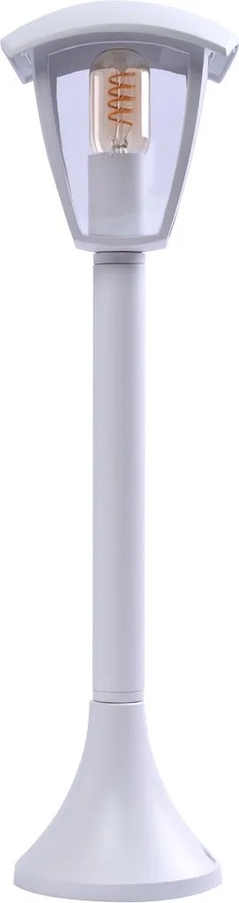 Exteriérové svietidlo Fox Big, 1x akrylové/biele hliníkové tienidlo