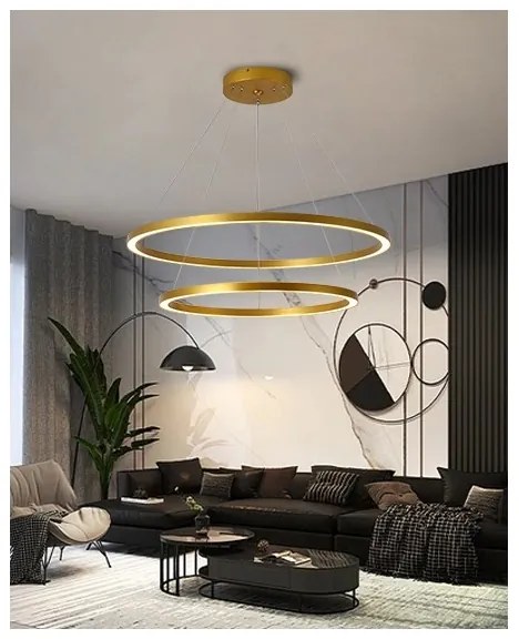 Immax NEO 07159-G80-60 - LED Stmievateľný luster FINO LED/93W/230V Tuya zlatá + DO