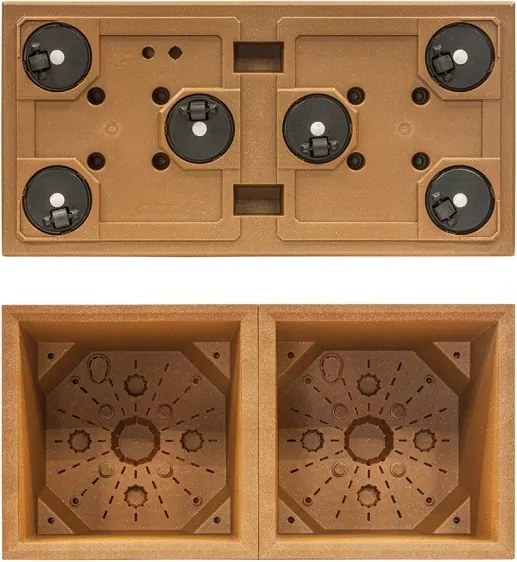 Kvetináč MADEIRA EKO kávový