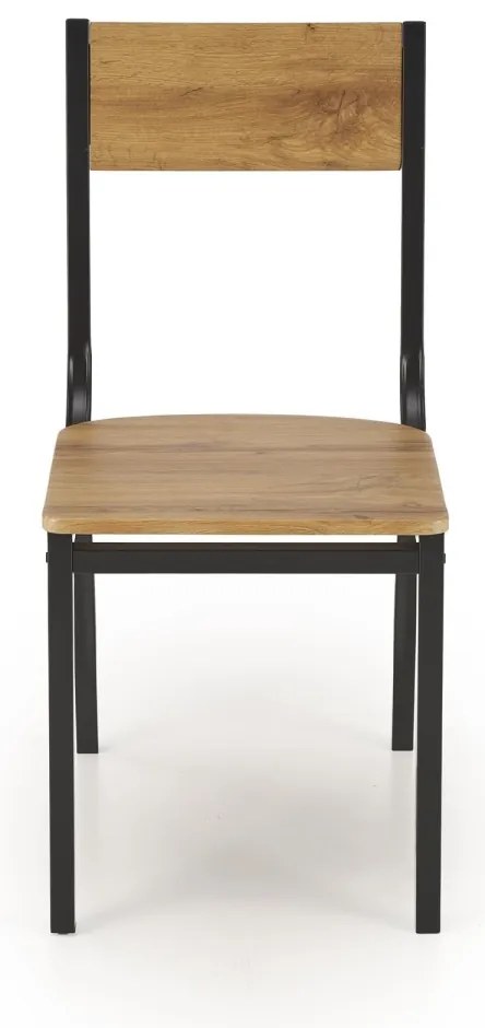 Jedálenský set Milton dub prírodný/čierny