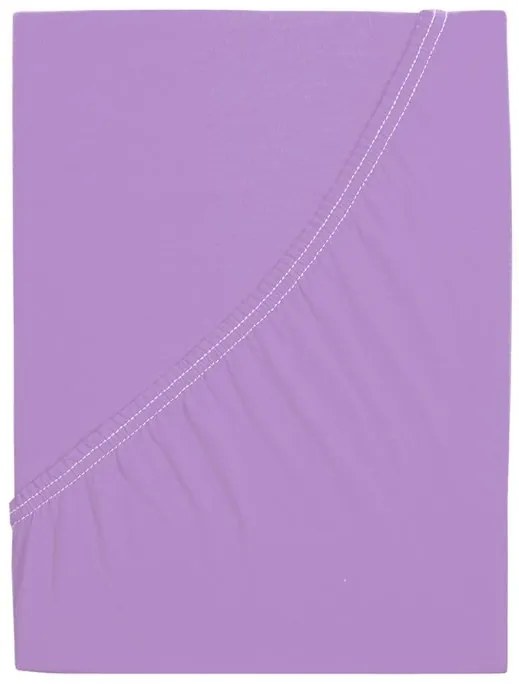 Jersey plachta z mako bavlny LUXORA 180x200 cm fialová