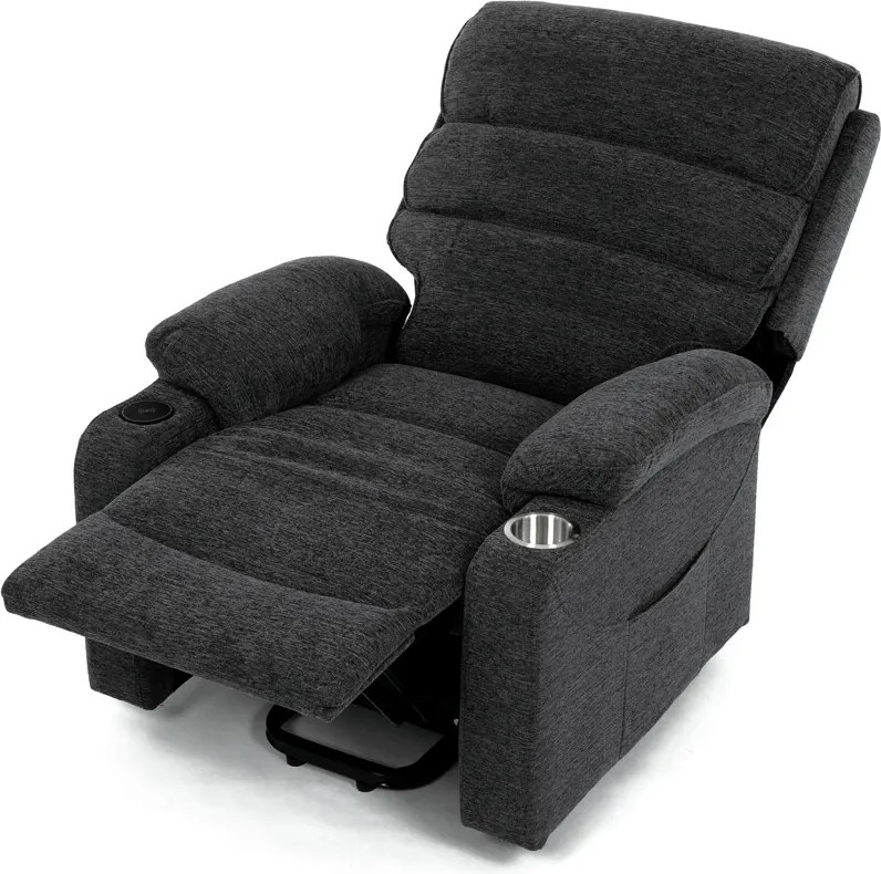 Elektrické polohovacie kreslo TV-S8348 GREY2 Farba: Sivá