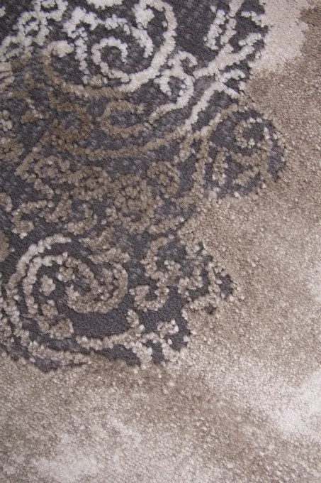 Koberec GALYA GAK11C sivý / hnedý kruh