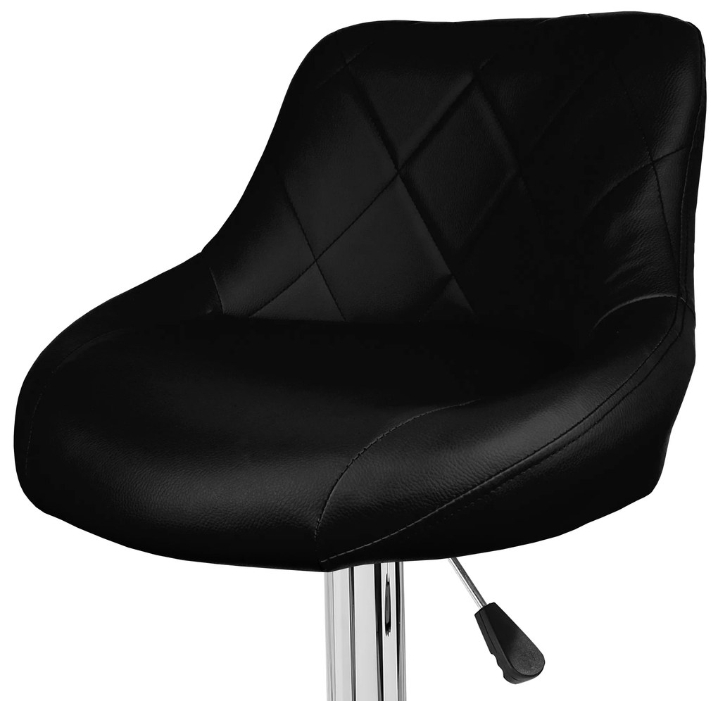 Barová stolička 2 kusy AGA 2xMR2000BLACK - čierna
