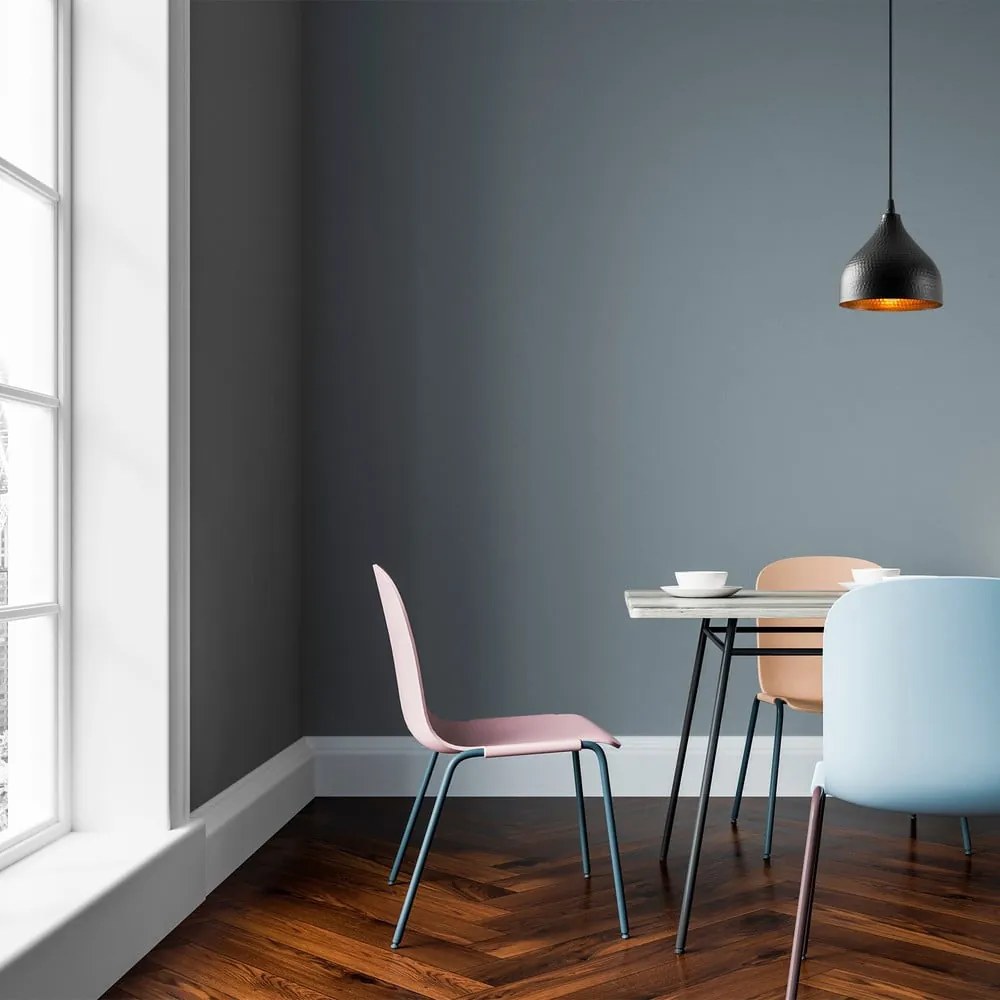 Čierne závesné svietidlo s kovovým tienidlom ø 18 cm Tattoo – Opviq lights