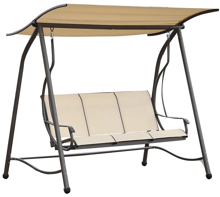 Záhradná hojdačka béžová