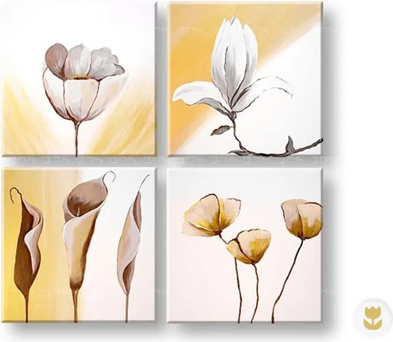 Autorská reprodukcia na plátne KVETY