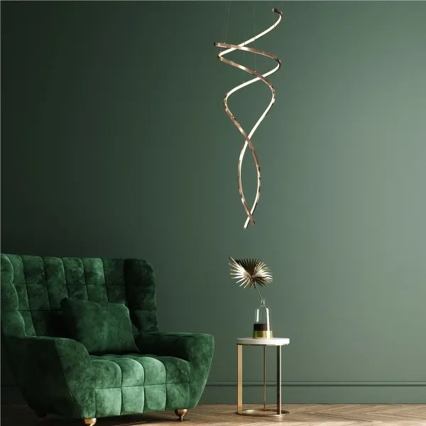 Zuma Line MD3127-2M-3GT - LED Luster na lanku COCO 68W/230V 3000/4000/6000K + DO