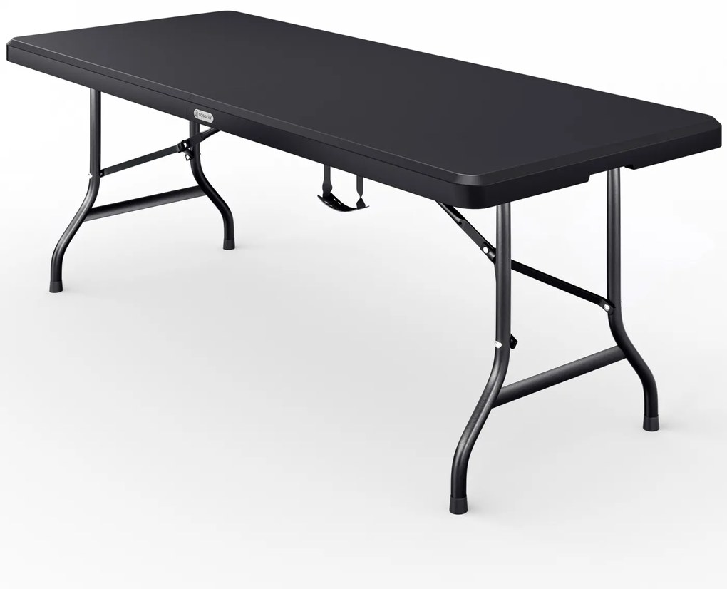 InternetovaZahrada Skladací stôl antracit -183x75x73cm