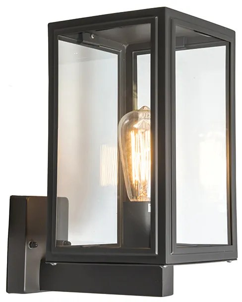Priemyselná nástenná lampa sivá IP44 - Sutton Up