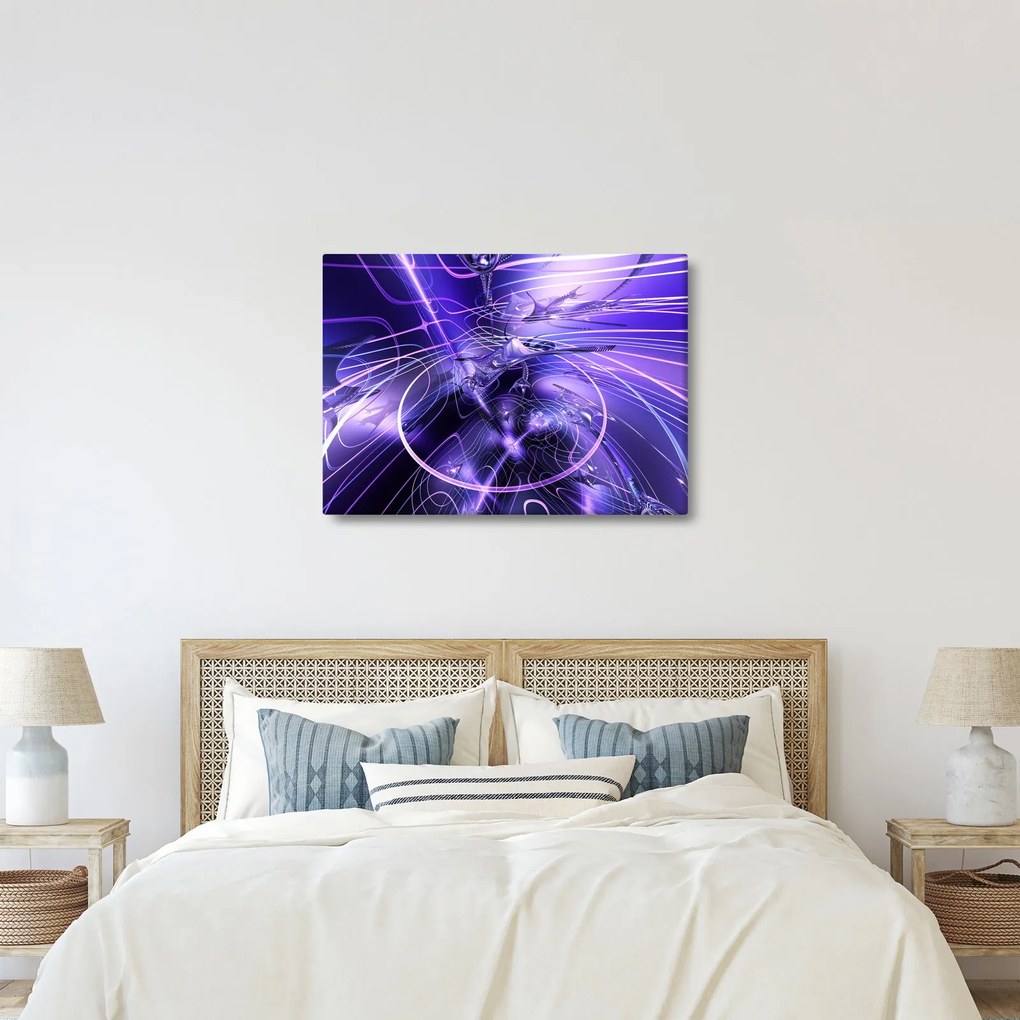 Obraz technické abstrakcie (70x50 cm)