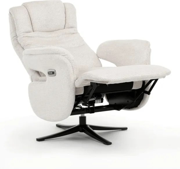 Polohovacie kreslo béžové, elektrické TV-C5590 CRM2