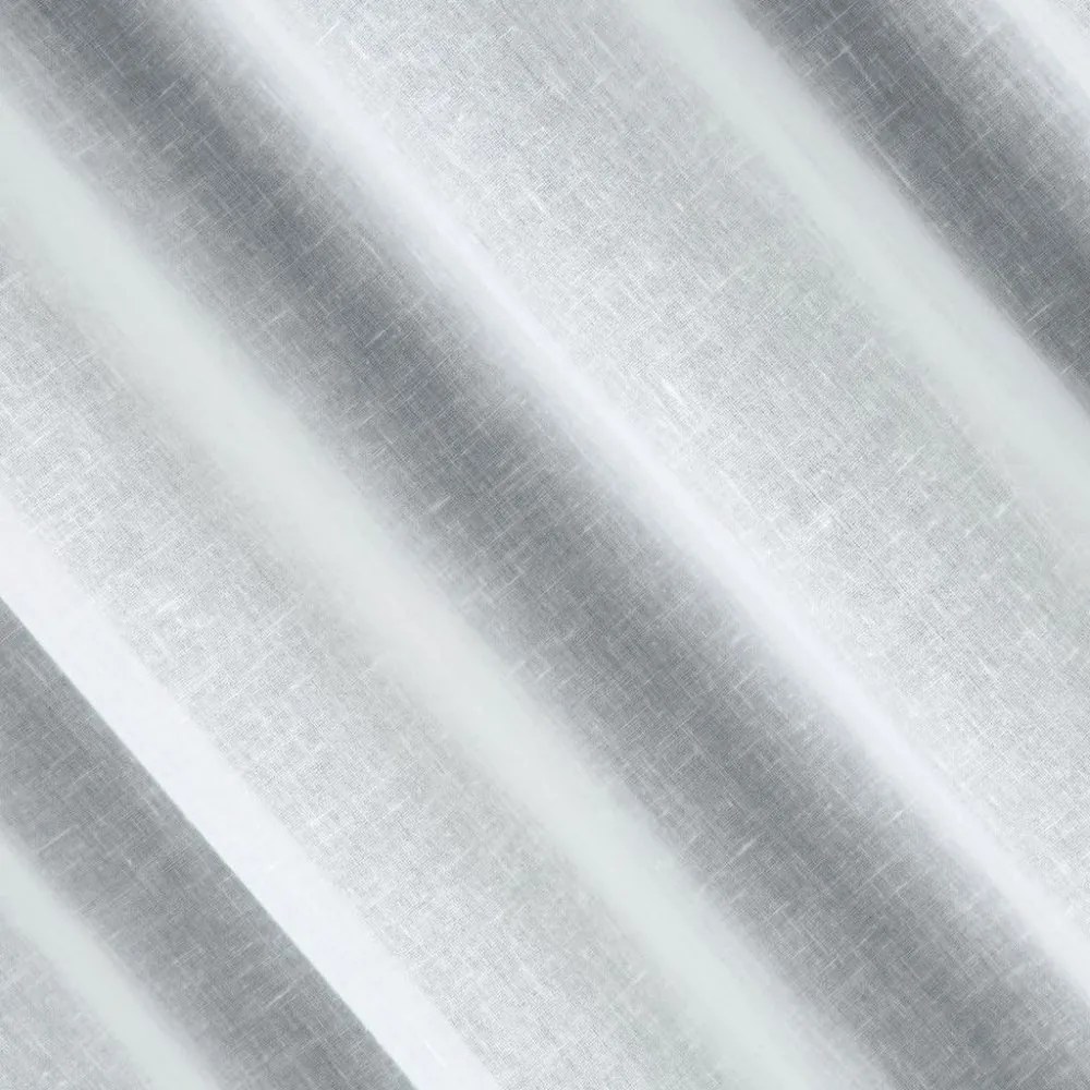 Jednofarebný biely záves s nízkym stupňom zatemnenia 140 x 250 cm