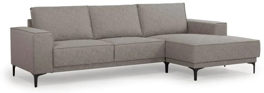 Sivo-hnedá rohová pohovka (pravý roh) Copenhagen – Scandic