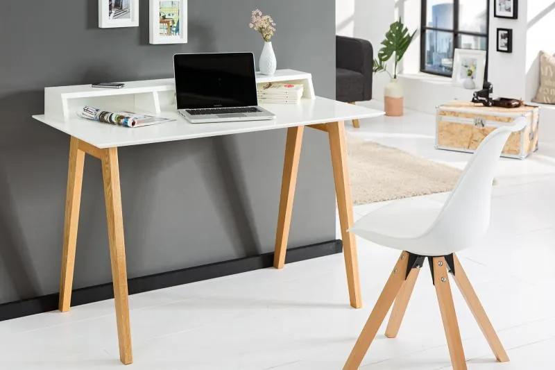 Písací stôl Scandinavia 120cm bieli