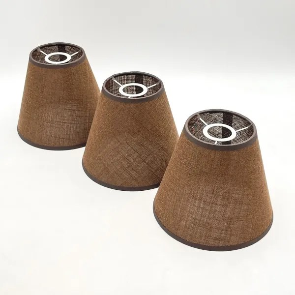 Brilagi - LED Prisadený luster ANTHONY 3xE14/40W/230V dub/hnedá