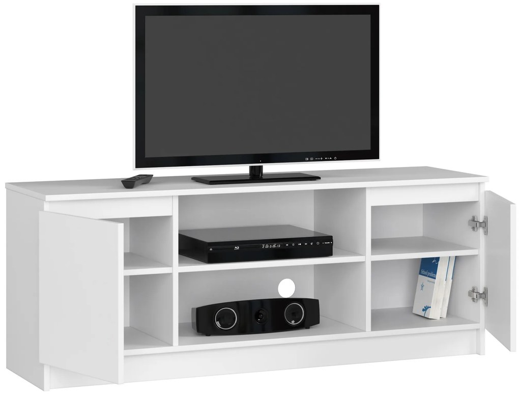 TV stolík Dariel (biela). Akcia -10%. Vlastná spoľahlivá doprava až k Vám domov. 1068866