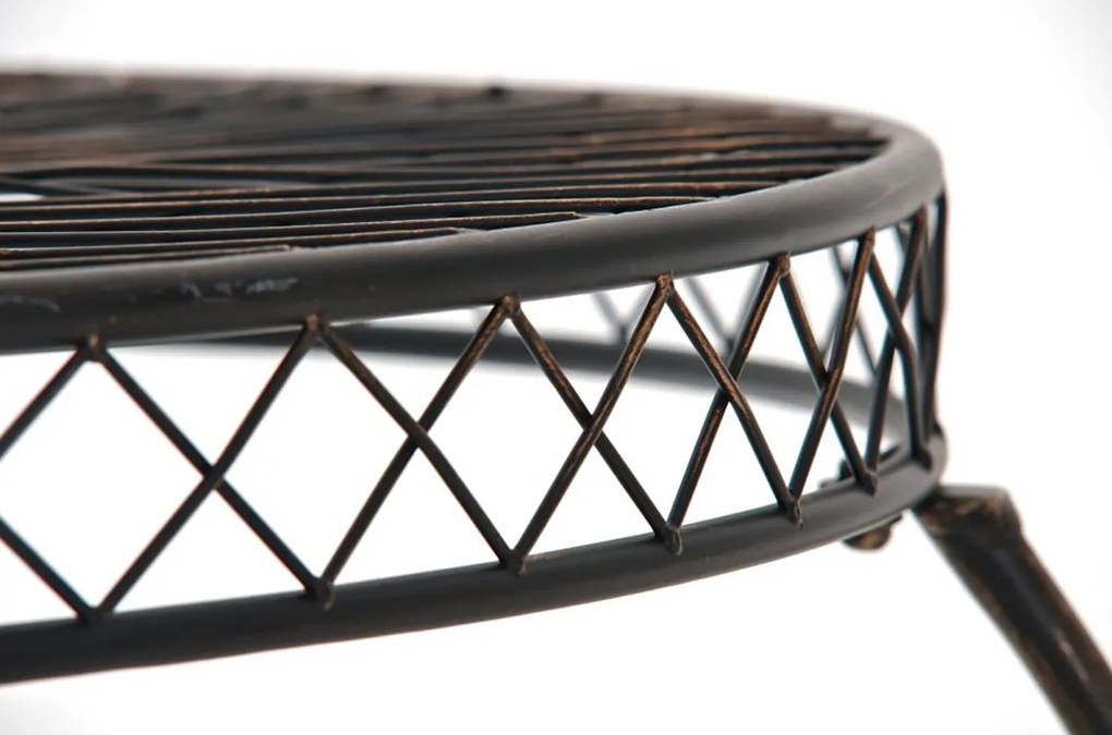 Kovový stôl Sheela - Bronzová