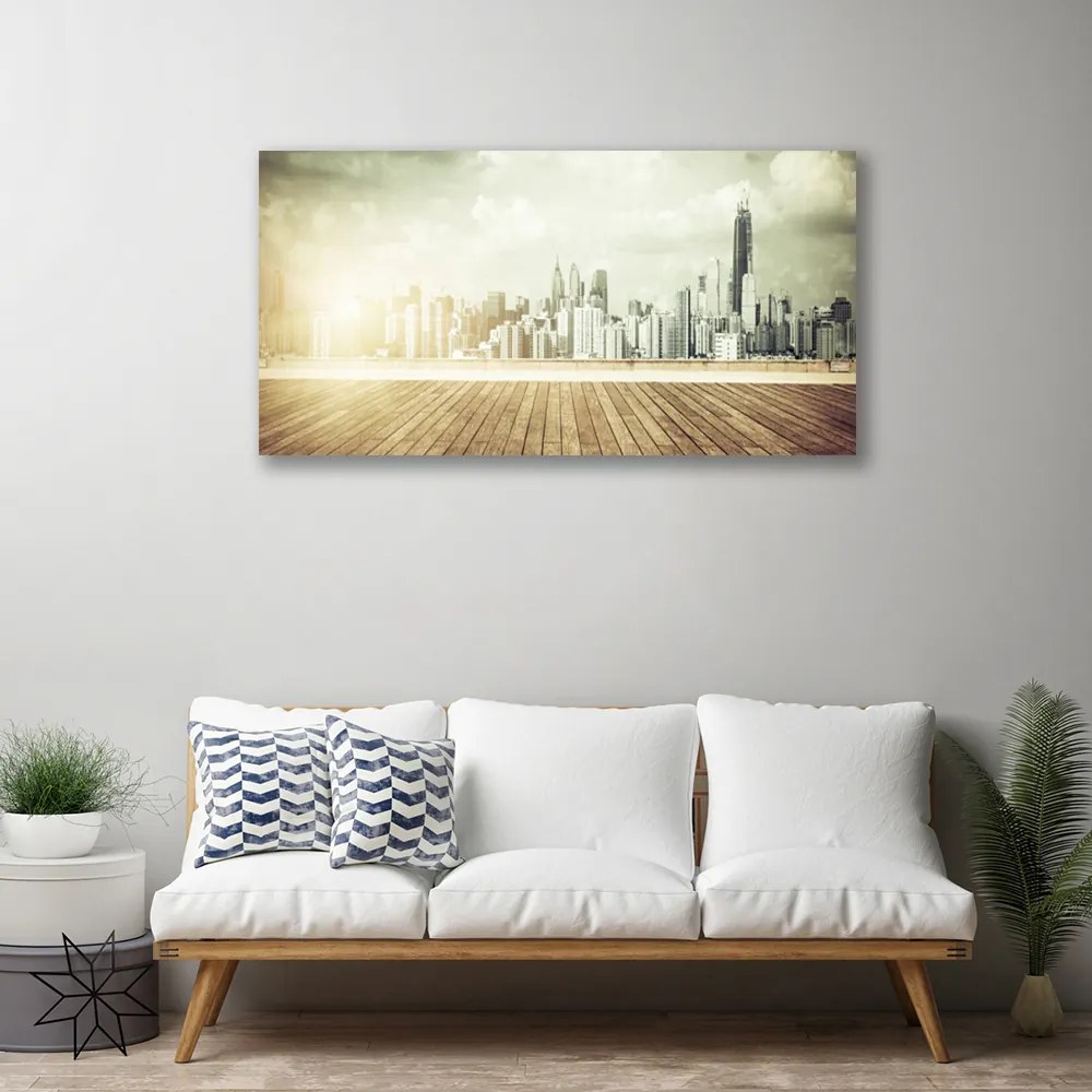 Obraz Canvas Mesto new york paneláky 120x60 cm