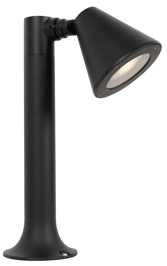 Moderný vonkajší stĺpikový svietidlo čierny 30 cm IP44 nastaviteľný - Ciara