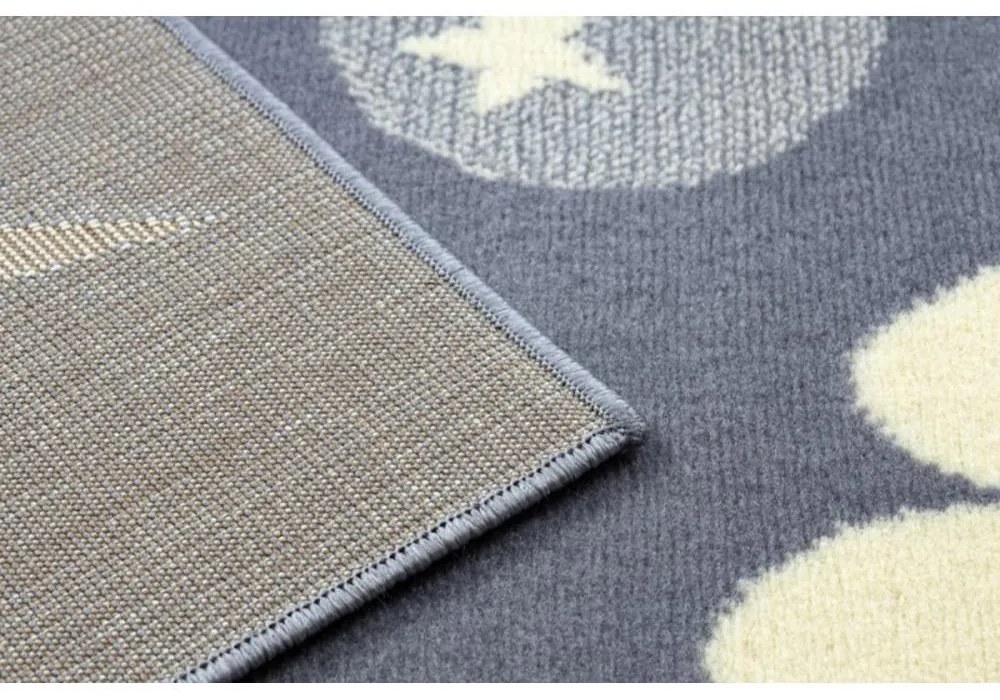 Detský kusový koberec PP Bert šedý 140x190cm