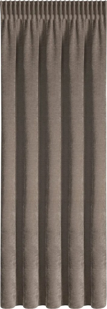 ZÁVES NA PÁSKE NILO 140X270 CM TMAVOHNEDÁ