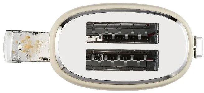 Silvercrest®  Hriankovač + Chlebník Retro 1973, krémová  (800010791)