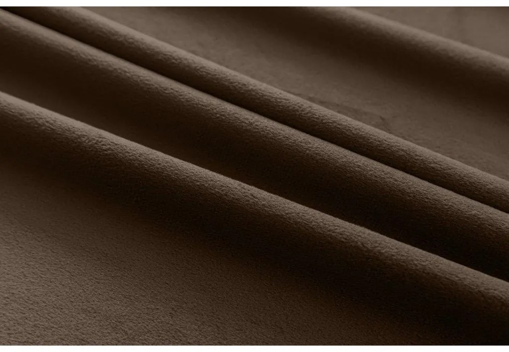 Tmavý zatemňovací záves VELVET 140x270 cm Zavesenie: Riasiaca páska