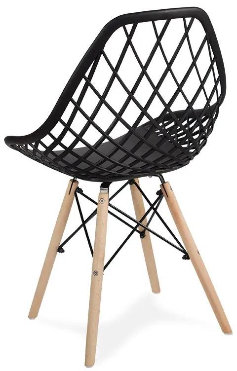 Dekorstudio Dizajnová stolička OSLO čierna Počet stoličiek: 4ks