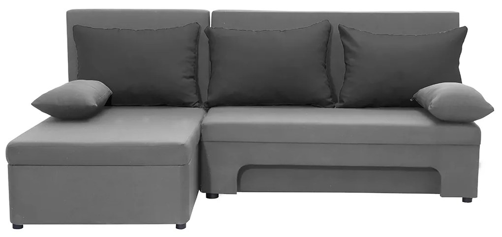 Rohová pohovka s funkciou spania ERIS Sivá/sivá