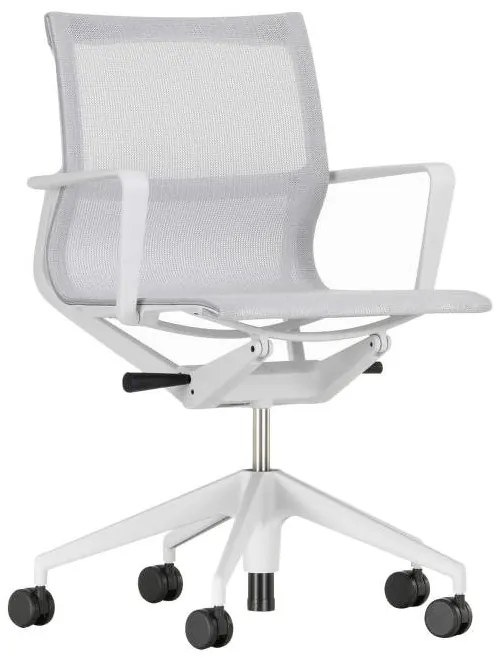 Vitra Kancelárska stolička Physix, soft grey / silver grey