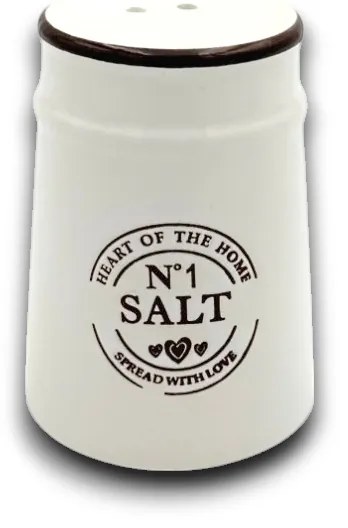 Zeller Present Keramické dávkovače na olej a ocot, soľnička a korenička Súprava CERAMIC, biela 4 ks