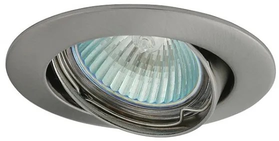 KANLUX Vstavané stropné bodové flexibilné osvetlenie VIDI, 1xGX5,3, 50W, 8cm, okrúhle, matný chróm