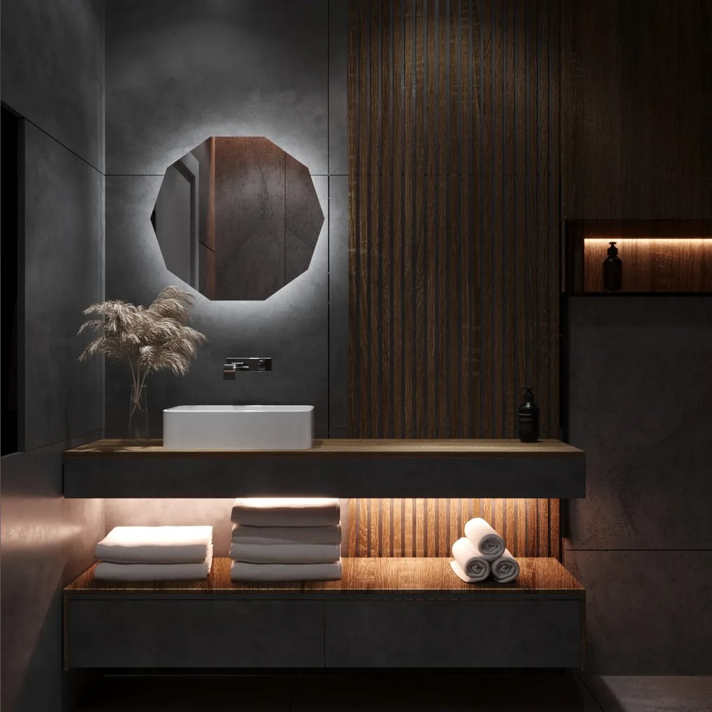 Atypické zrkadlo s LED osvetlením G11