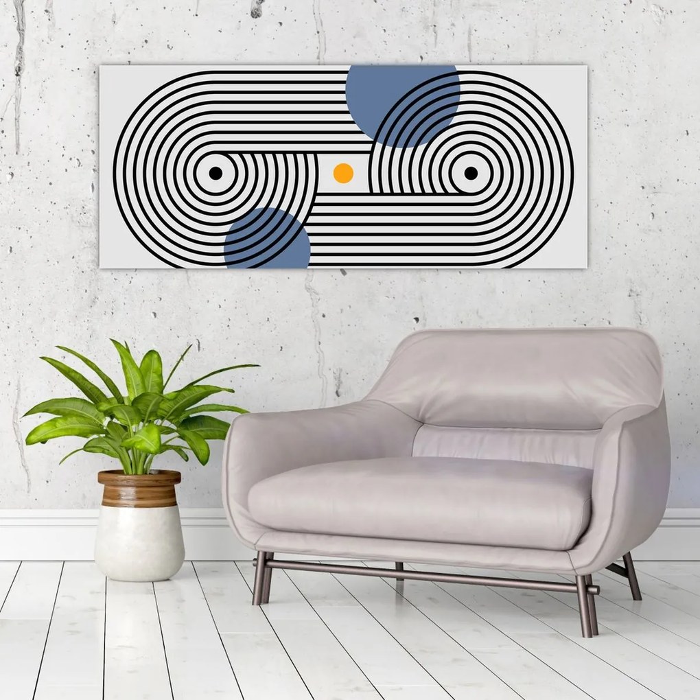 Obraz - Minimalistická abstrakcia N⁰3 (120x50 cm)