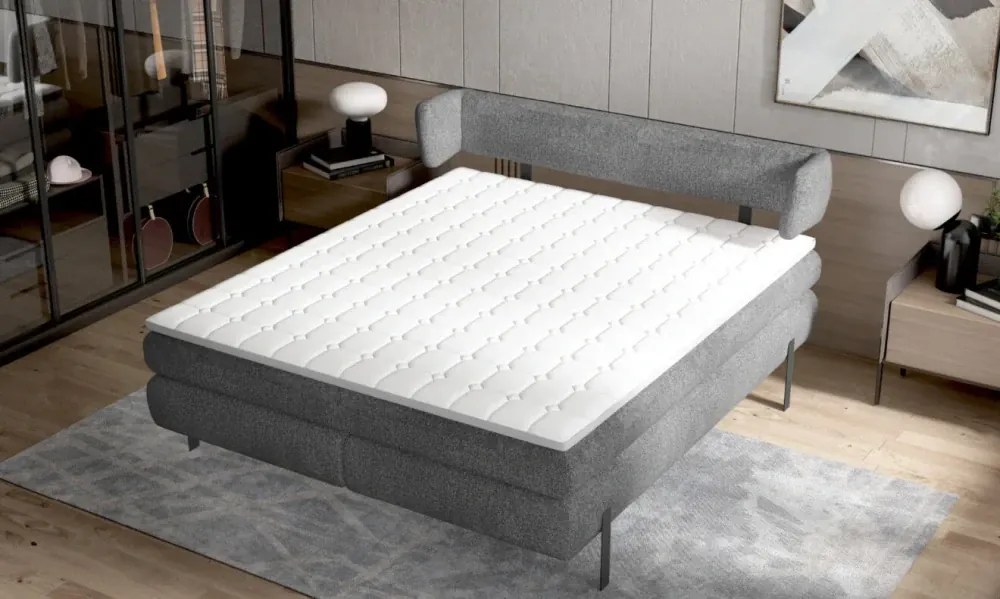Boxspring posteľ HOMELY I. Šírka postele: 160x200cm, Cenová skupina látky: casual 2cs