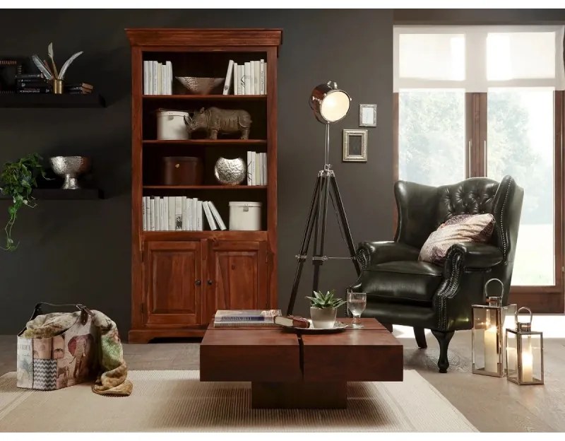 furniture-nabytek.cz - Taburet Chesterfield Pittsfield z pravej kože, hnedý