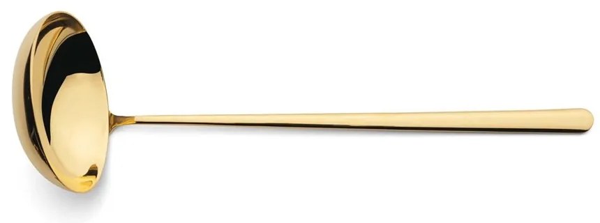 Naběračka na polévku Cutipol ICON D.28,5cm zlatá matná