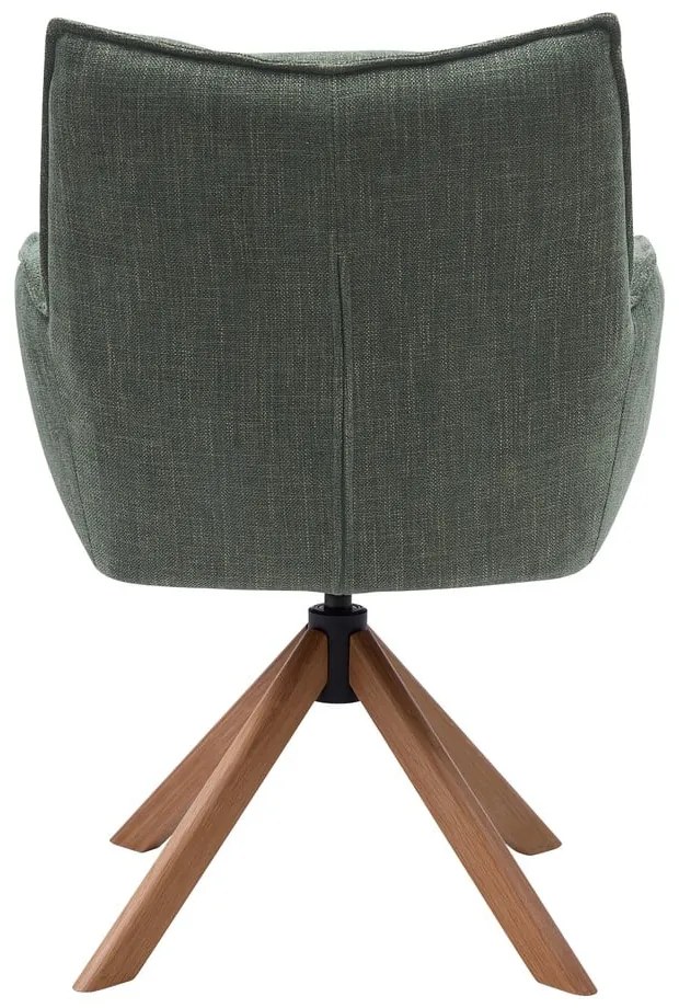 Zelené čalúnené jedálenské kreslá v súprave 2 ks Marilla – Unique Furniture